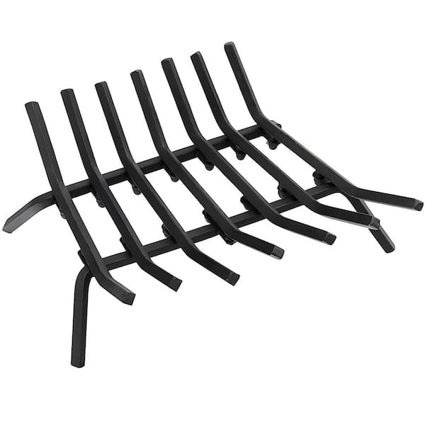 VEVOR Fireplace Log Grate 18 in. Heavy-Duty Fireplace Grate Solid