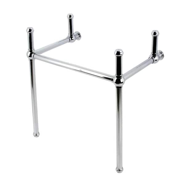 Kingston Brass Fauceture Brass Console Sink Leg in Polished Chrome