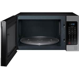 1.1 cu. ft Countertop Microwave with Grilling Element in Stainless Steel