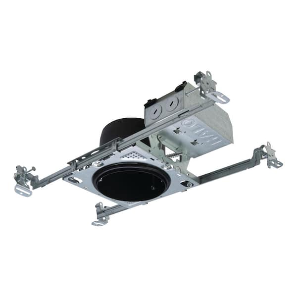 HALO E44 4 in. New Construction IC Rated air-tight Recessed Housing for Ultra Shallow ceiling PAR Lamps