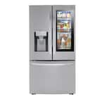 23.3 cu. ft. French Door Smart Refrigerator, InstaView, Dual & Craft Ice, PrintProof Stainless, Counter Depth