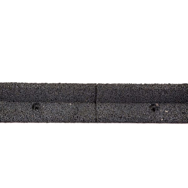 EcoBorder 4 ft. Grey Rubber Landscape Edging (48-Count/Pallet)