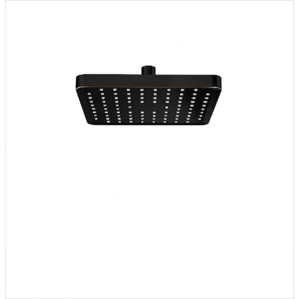 Unbranded Luxury Modern Look 3-Spray Patterns with 1.8 GPM 8 in. ‎Ceiling Mount Rain Fixed Shower Head in Oil Rubbed Bronze