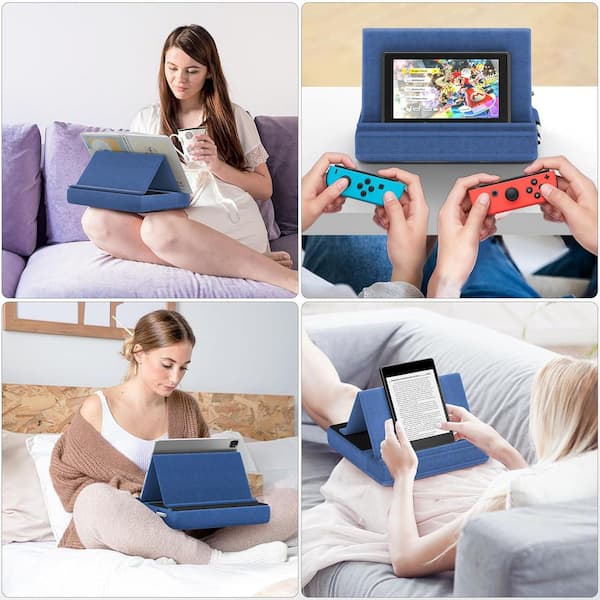 Yichuhaoxi Foldable Tablet Pillow Multi-Angle Stand with Storage