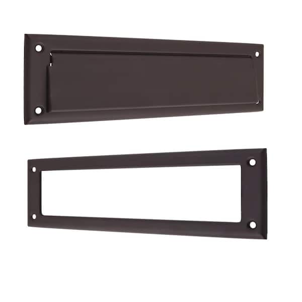 Oil-Rubbed Bronze Solid Brass Magazine Mail Slot Set