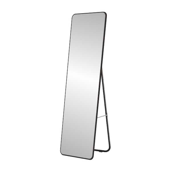 ELLO&ALLO 19.6 in. W x 63 in. H Modern Rectangle Gold Metal Framed Full Length Mirror Floor Standing Mirror Wall Mount or Leaning
