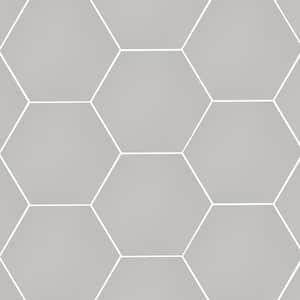 Glassel Grigio 9 in. x 10.5 in. Matte Porcelain Floor and Wall Tile (6.9 sq. ft./Case)