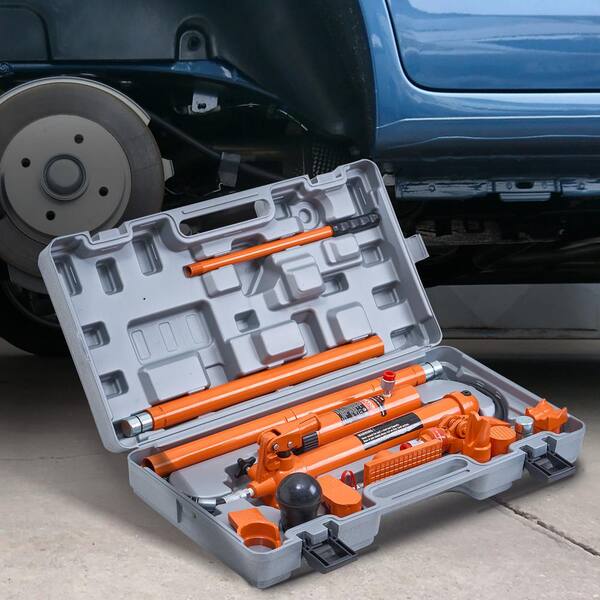 VEVOR 10 Ton Porta Power Kit, Portable Hydraulic Jack with 4.6 ft