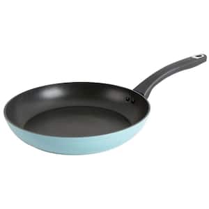 Everyday Bowcroft 11 in. Aluminum Nonstick Frying Pan in Dusty Blue