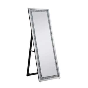 22 in. W x 63 in. H Composite Silver Standing Mirror