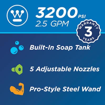 3200 PSI - Gas Pressure Washers - Pressure Washers - The Home Depot