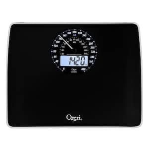 Rev Digital Bathroom Scale with Electro-Mechanical Weight Dial