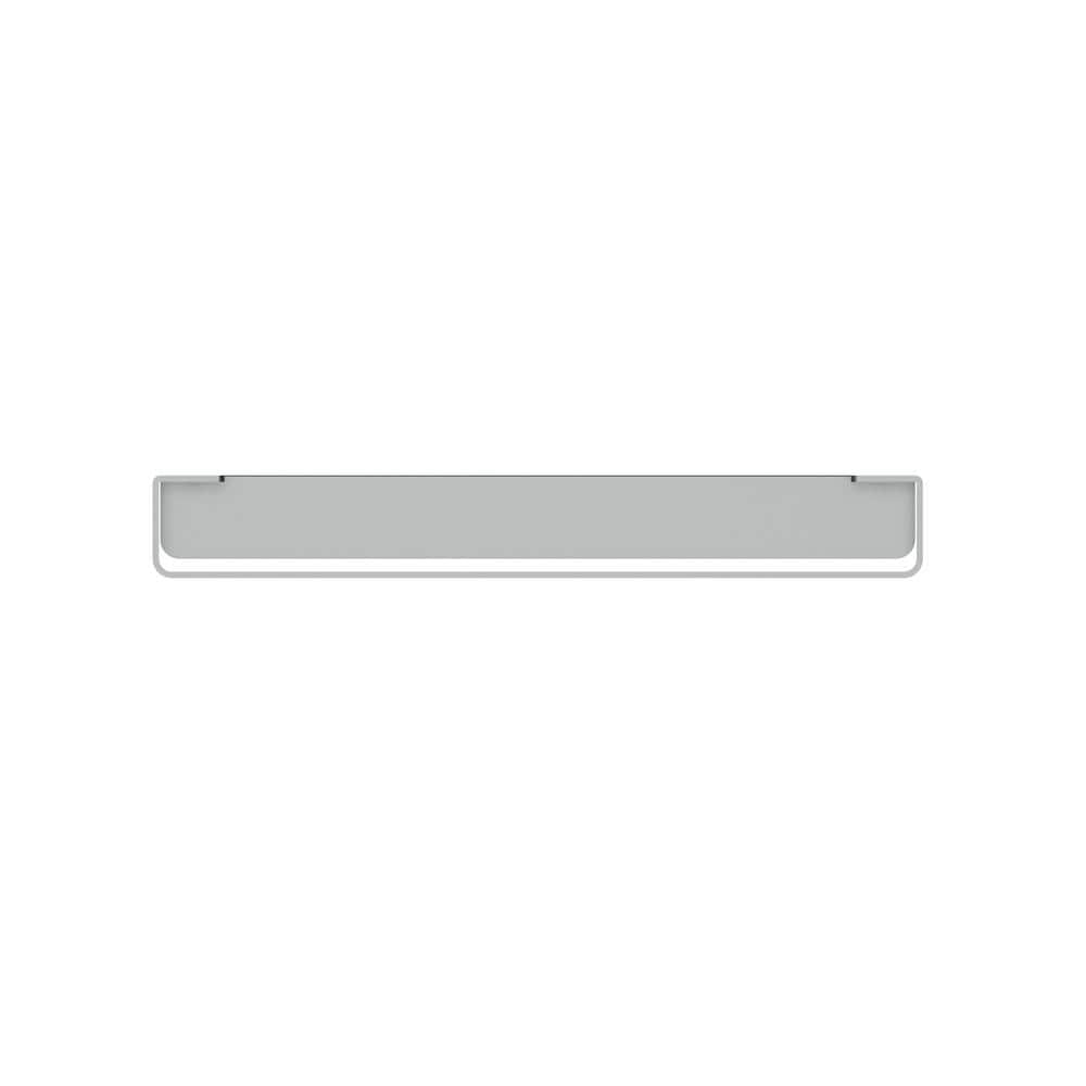 30" Polished Chrome Wall Mount Metal Shower Shelf