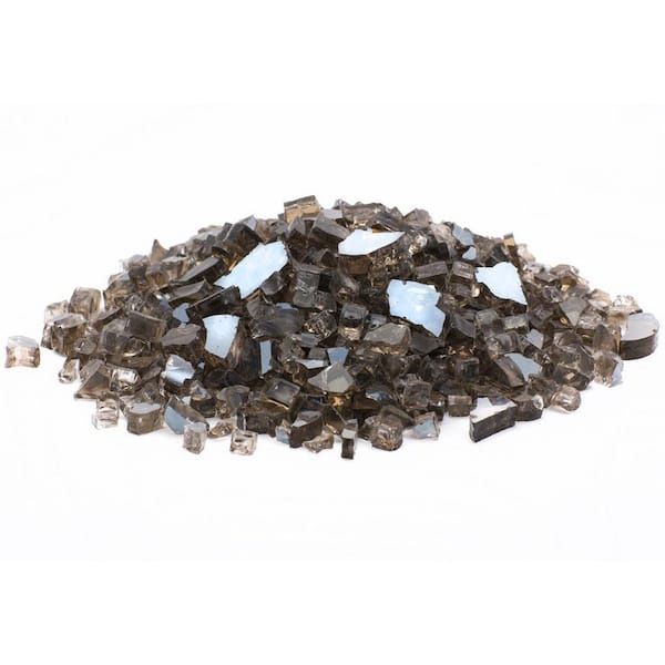 Margo Garden Products 1/4 in. 20 lb. Bronze Reflecitive Fire Glass