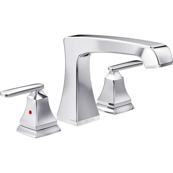 Delta Ashlyn 2-Handle Deck-Mount Roman Tub Faucet Trim Kit in Chrome (Valve Not Included)