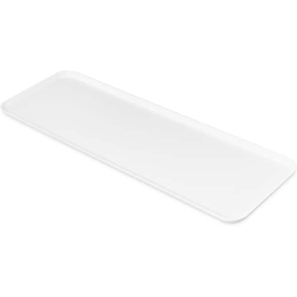 Unbranded 30 in. x 0.75 x 10.44 Pearl White Fiberglass Market Tray (12-Pack)