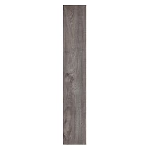 Sterling 36 in. Width Rustic Grey Water Resistant Peel & Stick Vinyl Plank Flooring (15 sq. ft./case)