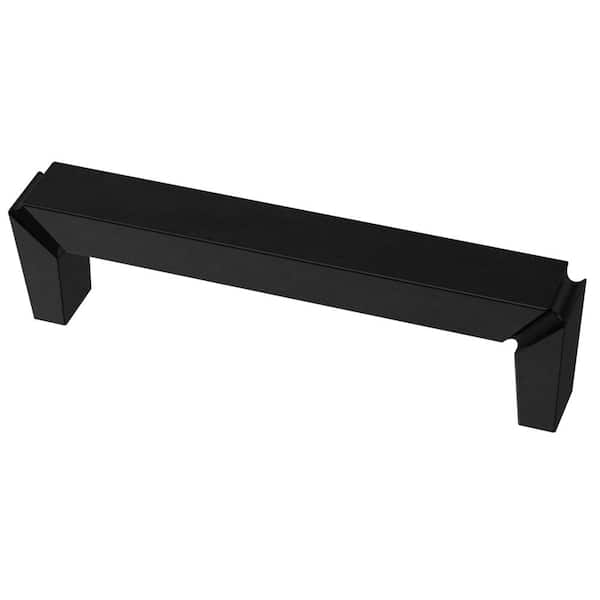 Liberty Liberty Modern Notched 3-3/4 in. (96 mm) Matte Black Cabinet Drawer Bar Pull