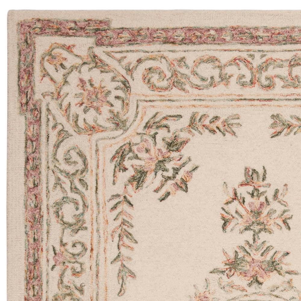 Charmaine Ivory Wool Hand-Tufted Rectangular Area Rug
