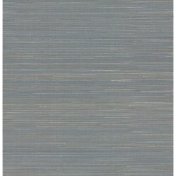 York Wallcoverings Blue Abaca Weave Wallpaper, 36-in by 24-ft