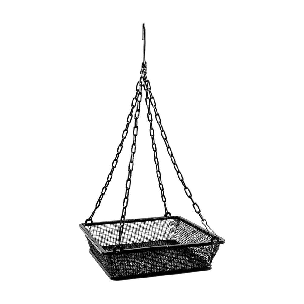 Hanging Bird Flight Cage Tubular Steel Three Leg Stand with Metal Hook WT