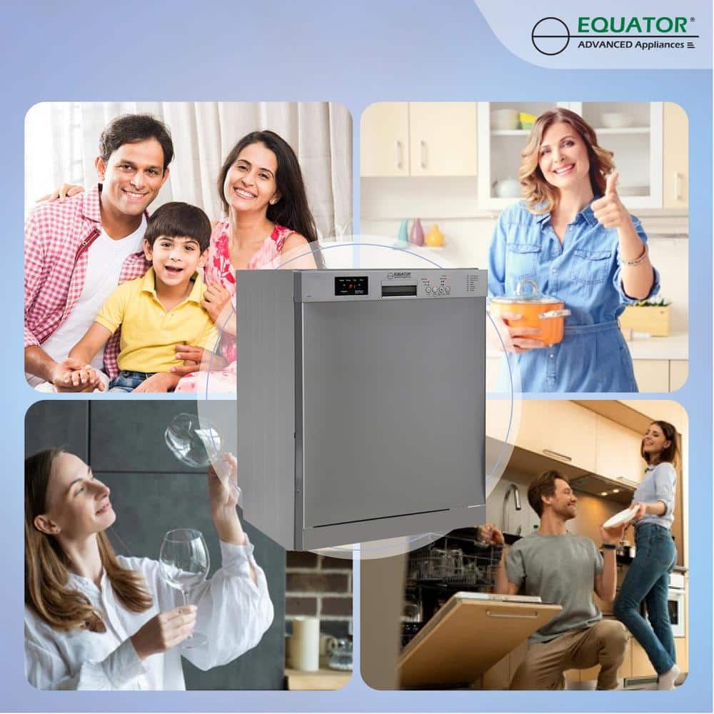 Equator 24" Stainless Steel Energy Star Quiet Dishwasher