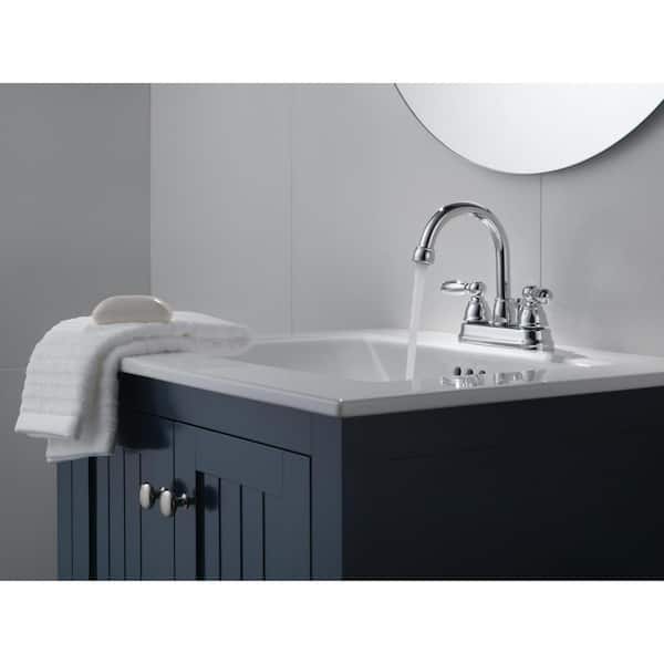 Claymore 4 in. Centerset 2-Handle High Arc Bathroom Faucet in Chrome