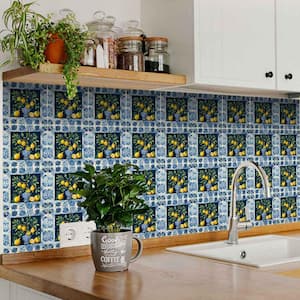 Blue and Yellow L21 5 in. x 5 in. Vinyl Peel and Stick Tile (24 Tiles, 4.17 sq. ft./pack)