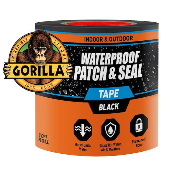 10 ft. Waterproof Patch and Seal Tape Black