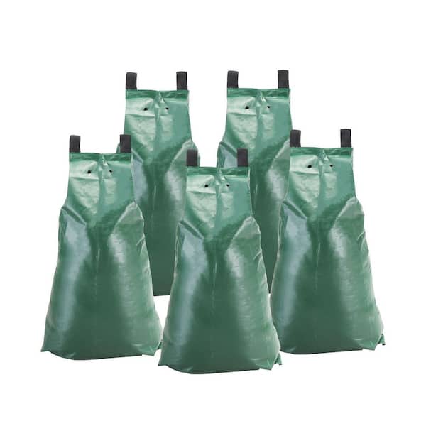 Karl home 20 Gal. PVC Tree Watering Bag for Slow Release Drip Tree Irrigation (5-Packs)