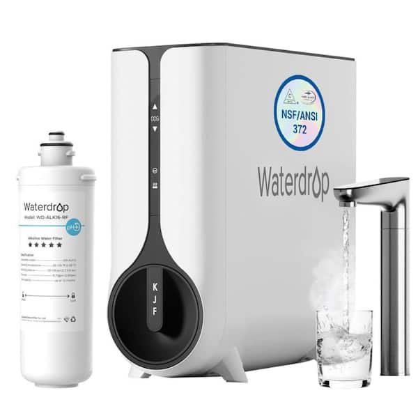 Reverse Osmosis Instant Hot Water RO Filter System, Tankless, Under Sink, Smart LED Faucet, Extra ALK16 Filter