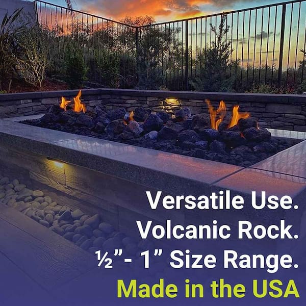 American Fireglass Lava Rock - 10 lbs. American Fireglass Lava Rock - 10 lbs.