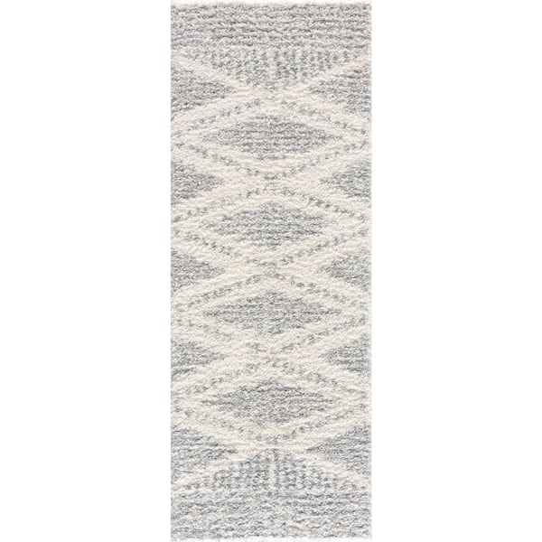 Gala 3 ft. X 7 ft. Gray/Cream Area Rug