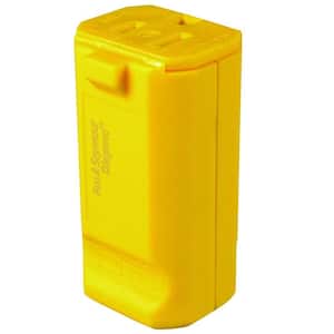 Pass and Seymour MaxGrip M3 15 Amp 125-Volt NEMA 5-15R Straight Blade Connector in Yellow