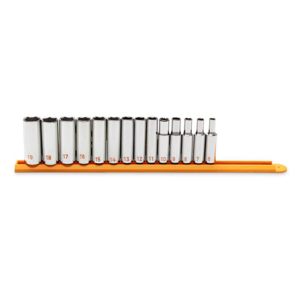 3/8 in. Drive 6-Point Metric Hi-Viz Deep Socket Set (14-Piece) price history on PriceWatchPro