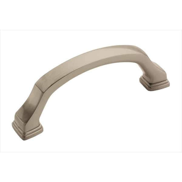 Amerock Revitalize 3 in. (76mm) Traditional Satin Nickel Arch Cabinet Pull