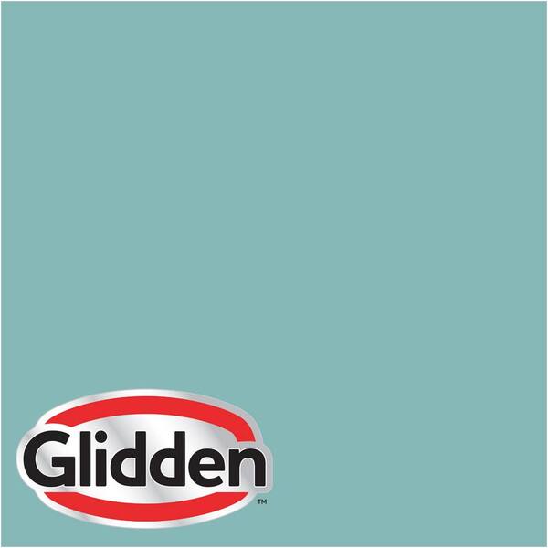 Glidden Premium 1 gal. #HDGB23D Prince Edward Teal Flat Interior Paint with Primer