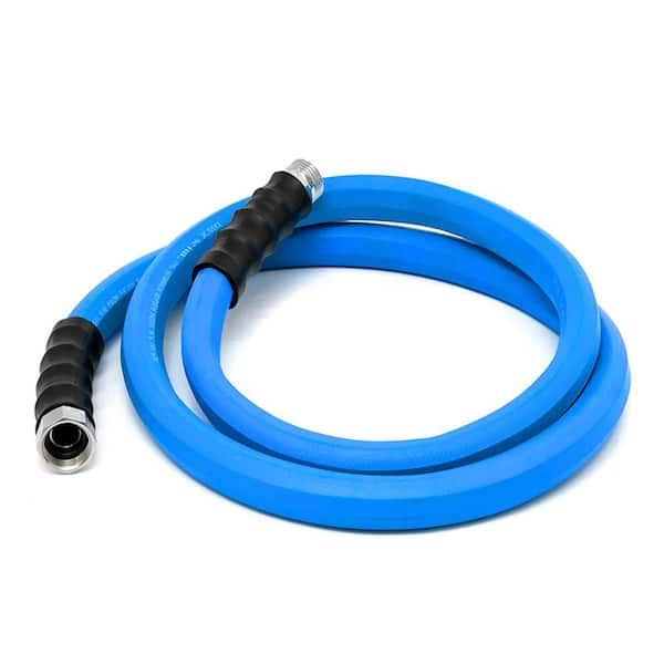 3/4 in. x 6 ft. Heavy Duty Rubber Water Hose 2-Pack