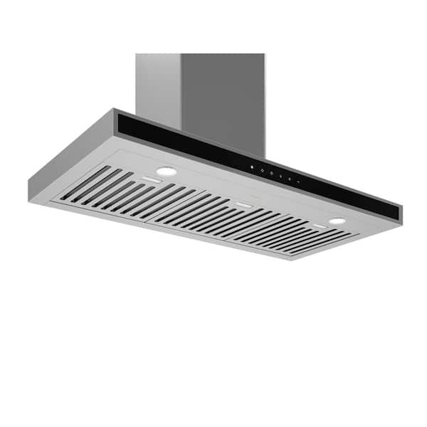 Ancona WRC636 36 in. Convertible Wall Mounted Range Hood in Stainless Steel with Night Light Feature