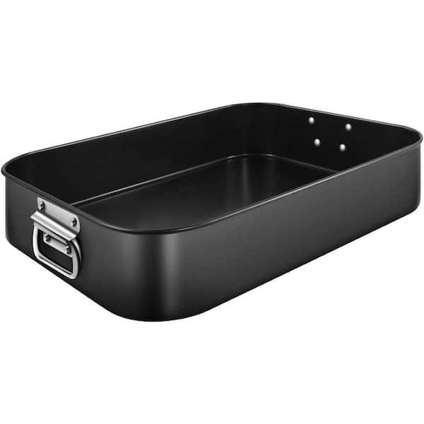 5 qt. Nonstick Carbon Steel Deep Lasagna Pan Stainless Handles Heavy Duty Roasting Baking Pan for Oven 1 Piece