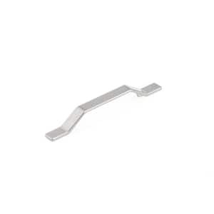 Terrace Collection 5 1/16 in. (128 mm) Brushed Nickel Modern Rectangular Cabinet Bar Pull