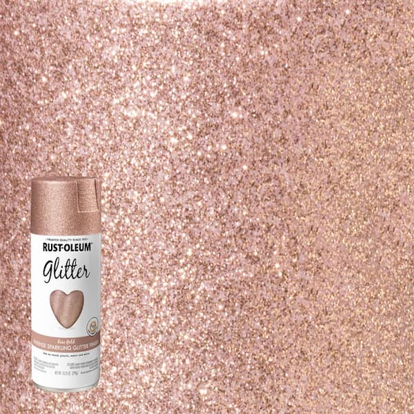 Rust-Oleum Specialty 10.25 oz. Rose Gold Glitter Spray Paint (6-Pack)