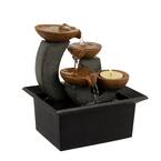 DARTWOOD Solar Bird Bath and Water Fountain with 4 Different Nozzle ...