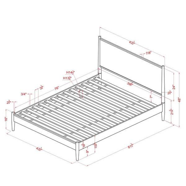 Furniture of America Demartin Black Wood Frame King Platform Bed with  Storage IDF-7223BK-EK - The Home Depot