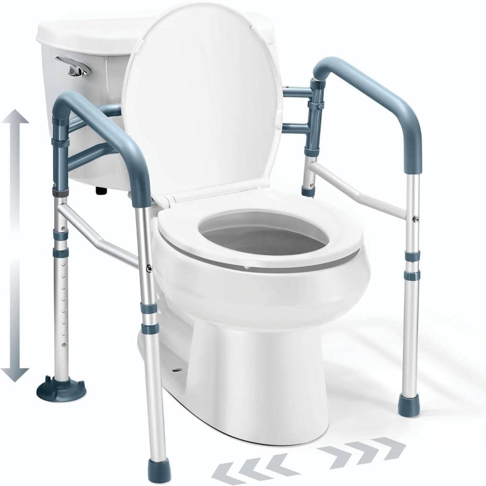 Adjustable Toilet Safety Rail with Handles, Detachable Heavy Duty Toilet Safety Frame for Elderly Support price history on PriceWatchPro
