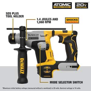 ATOMIC 20V MAX Cordless Brushless Ultra-Compact 5/8 in. SDS Plus Hammer Drill (Tool Only)