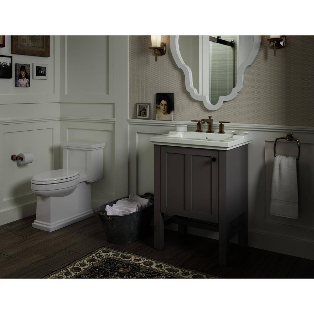 Tresham Elegance 24" Freestanding Bathroom Vanity Base in Mohair Gray