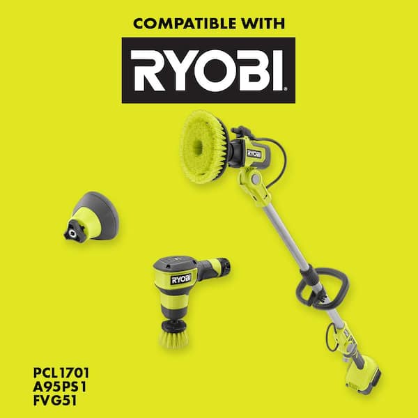 Drill Cleaning Brush Set - Hard Bristle (4-Piece) – Ryobi Deal Finders