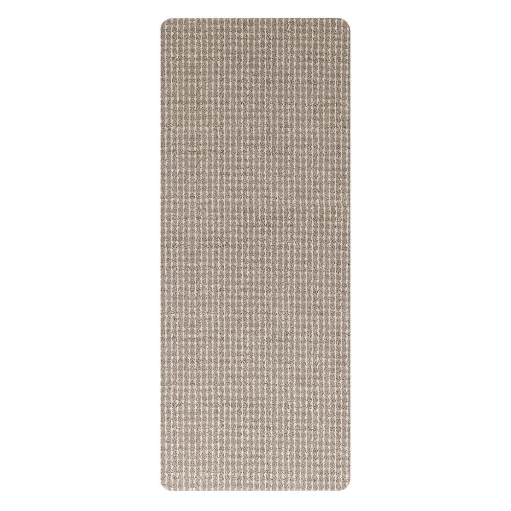 TrafficMaster Pindot Fog Geometric Beige 3 ft. x 4 ft. Non-Slip Indoor ...