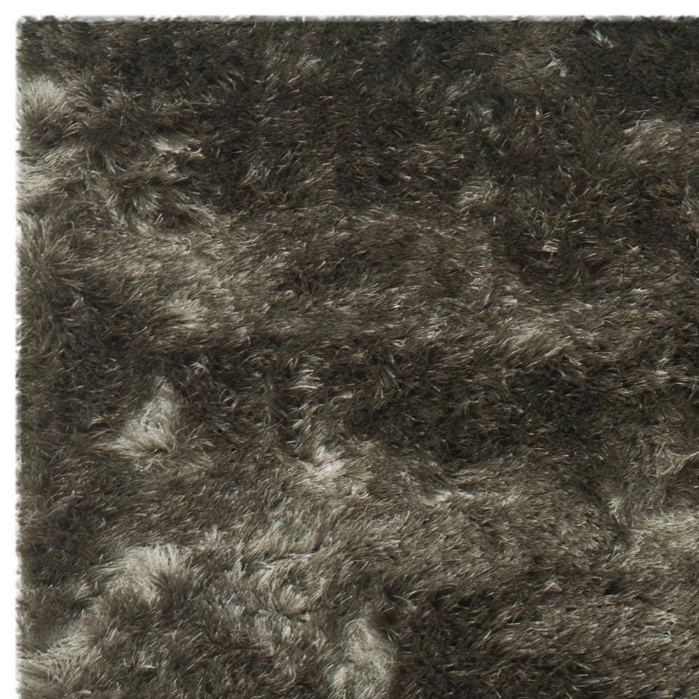 Titanium Hand-Tufted Shag Synthetic 6' x 9' Area Rug